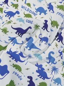 Manfinity KASUA Men's Dinosaur Print Casual Beach Shorts - Multicolor - View 6