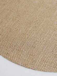 50PCS/30Pcs/20Pcs/12Pcs Round Linen Jute Table Placemat ,Flowerpot Mat,Heat Insulation Dining Table Pad For Kitchen And Restaurant,Wedding Tablecloth,Wedding Decor,Home Decor ,Room Decor, Suitable For Wedding Party, Birthday Party, Family Gathering, Restaurant Decoration - Khaki - View 10