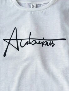 SHEIN 8件套/套 青少年男童休闲宽松字母图案圆领T恤和短裤套装，适合通勤、上学、日常穿着、运动、春夏穿着 - 彩色 - 查看 7