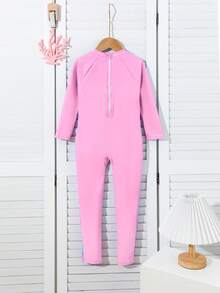 SHEIN 1件装女童卡通印花长袖连体泳衣 女童长袖泳衣 防晒泳衣 长袖女童美人鱼泳衣 女童连体泳衣 沙滩装 女童防晒泳衣 美人鱼泳衣 小女孩泳装 女童沙滩长袖泳衣 女童美人鱼长袖泳衣 长袖泳衣 女童长袖泳衣 - 粉色 - 查看 5