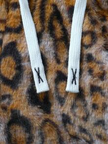 PAVTROS Quần dài nam dáng rộng kẻ sọc và họa tiết da báo thời trang, quần nỉ cạp chun, quần jogger hai mặt lót lông cừu, thiết kế họa tiết da báo tự nhiên, "Hòa mình vào thiên nhiên, thể hiện cá tính", phong cách thường ngày, dự tiệc, hoạt động ngoài trời, quà tặng ngày lễ, quà tặng bạn trai, unisex. - Nhiều màu - Xem 7