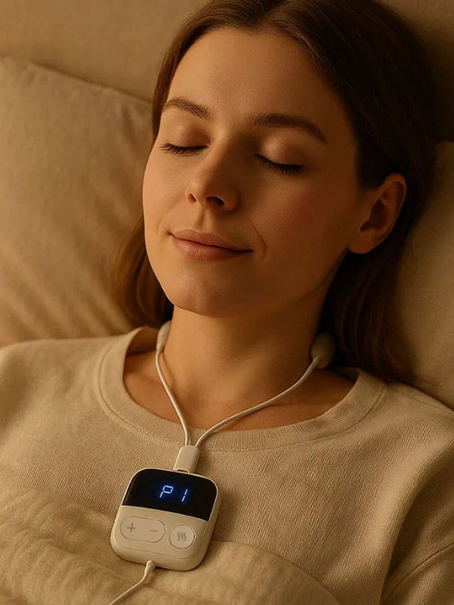Teckwe 1件 ABS材質恆溫脈衝按摩器 16段強度調節 5種模式 低噪音運行 長效電池續航 舒緩放鬆 純色迷你吊掛式頸部恆溫按摩器 適合日常通勤、辦公工作、居家放鬆、戶外旅行 頸部舒緩 可穿戴按摩器 人體工學設計 USB連接充電 500mAh電池容量 - 白色 - 查看 1