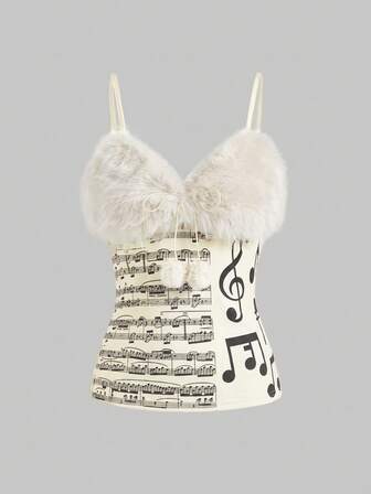 J-Fashion Chaleco desmontable de piel sintética estilo Gyaru Y2K Abihimekaji para mujer, adecuado para atuendos de invierno