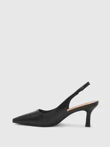 CUCCOO BIZCHIC Women's Pointed Toe Pumps, Versatile High Heels For Commuting And Daily Wear Valentine's Day - Black - View 8