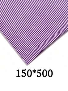 1pc Fashion Jacquard Striped Woven Fabric, Dobby Stripe Textured Fabric - Multicolor - View 8