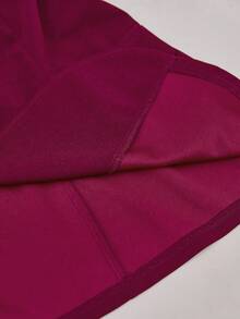 Modelyn Burgundy Sleeveless Suit Set, Elegant Office Commute Style - Burgundy - View 6