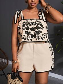 Veslaya 2025 Herbst & Winter Neuheiten, Damen Herbst/Winter Kleidung, Halloween, Musikfestival, Ostern, Westernstil, Nomadenstil, Geburtstagsfest, Abschluss, Studentenmode, Alltags Lässig, Urlaub, Kreuzfahrt, Strand, Sonnenbaden, Trendmode, Große Größen Damen Khaki Gerippte Textur Träger Jumpsuit mit Schwarz Kontrast - Aprikosenfarben - Übersicht 8