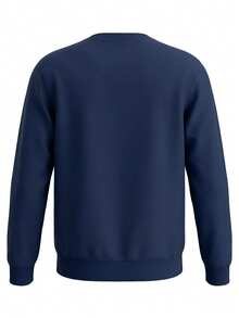 Columbia Meridian Creek Crew Men's Pullover Collegiate Navy - Navy Blue - View 2