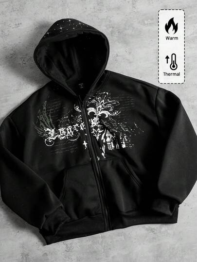 Sweat-shirt-shirt à imprimé paillettes et sequins pour hommes, style de rue rétro