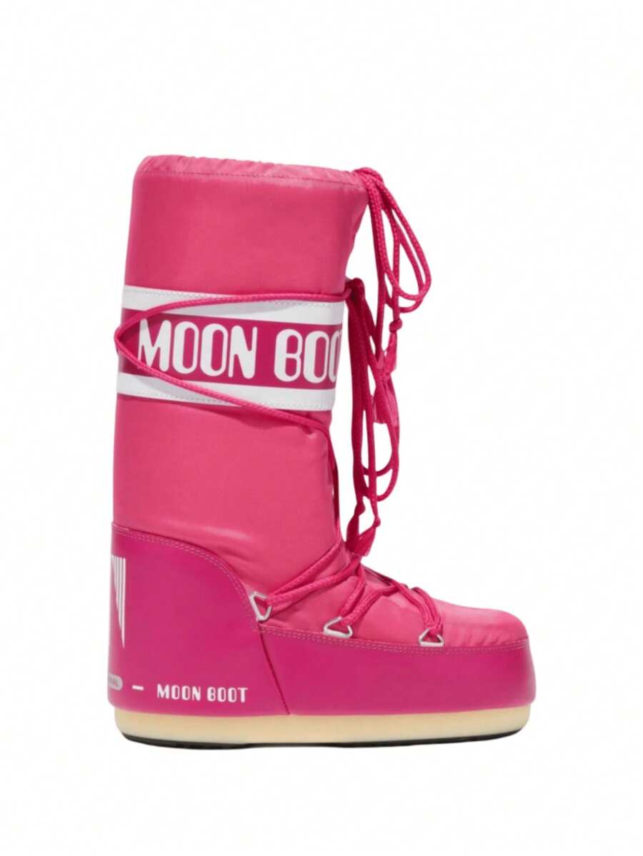 Moon Boot Icon Nylon Women's Snow Boots Pink 14004400