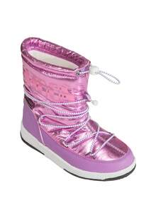 Moon Boot JR Girl Boot Met Junior Kids Boots Pink 34052600-JR