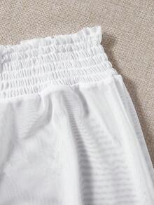 Swim Mod 3pcs Women Beach Vacation Bikini Swimsuit Set - Orange - View 6