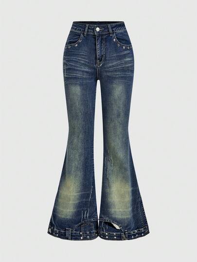 Grunge Punk Jeans de mujer