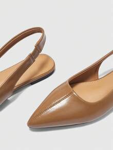 CUCCOO BIZCHIC Women's Pointed Toe Casual Versatile Flat Shoes - Brown - View 10