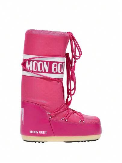 Moon Boot Icon Nylon Kids Boots Pink 14004400-JR
