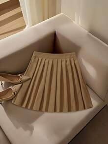 Franclia 两件套：高级西装背心和百褶裙