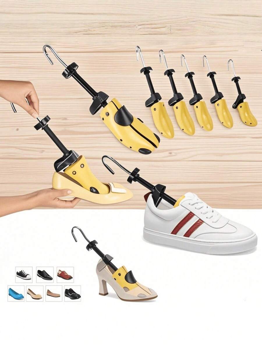 1 pièce Étirage de chaussure portable et réglable, élargisseur et allongeur pour bottes, talons hauts, chaussures , plates et baskets. Solution de confort pour le soin des chaussures