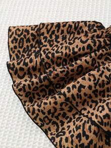 Cozy Pixies Baby Girl Leopard Print Soft Elastic Waist Tutu Skirt - Multicolor - View 6