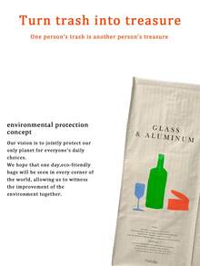 Joivida 1个垃圾分类垃圾袋 | 可折叠PP材质收纳袋 – 可重复使用防水，适用于厨房、家庭、酒店及物业管理 | 垃圾分类整理袋，是返校季的理想之选 - 彩色 - 查看 9