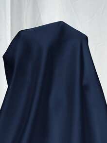 Serisse Falda casual de diseño minimalista de unicolor para mujer, verano - Azul Marino - Ver 12