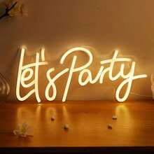 LED Acrylic Neon Sign, "Happy Birthday, Baby" Lettering Light, Decorative Light For Indoor Party Atmosphere. - Multicolor - View 9