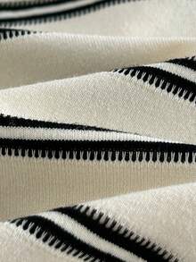 Loomiva Newborn Baby Boy/Girl Cartoon Bear Pattern Knitted Soft Crew Neck Long Sleeve Raglan Pullover Top And Bib Pants 2-Piece Set - Multicolor - View 3