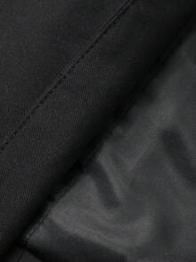 Dazy Plus Fashionable Solid Color Lapel Collar Versatile Suit Jacket Vest - Black - View 7