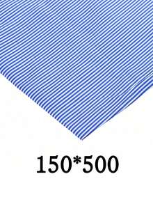 1pc Fashion Jacquard Striped Woven Fabric, Dobby Stripe Textured Fabric - Multicolor - View 15