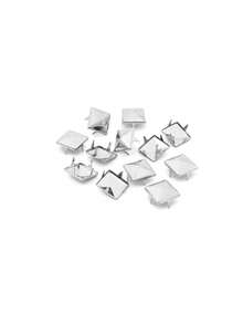 100个，金属尖钉方形铆钉朋克摇滚皮革工艺四爪铆钉，适用于衣服、鞋子、手镯 - 彩色 - 查看 11