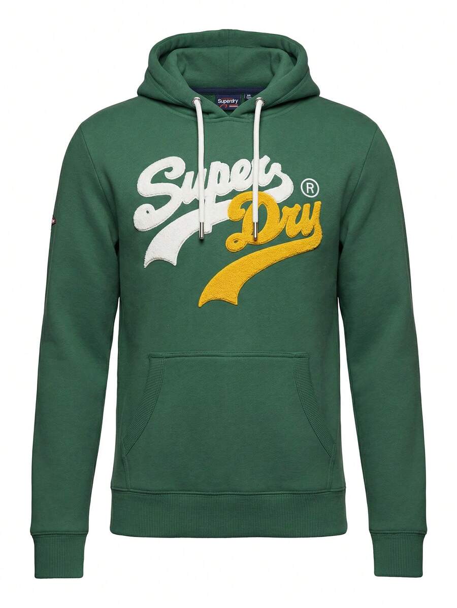 Superdry Men's Hoodie Green - Green - View 1