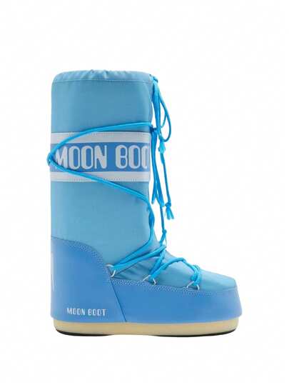 Moon Boot Icon Nylon Women's Snow Boots Alaskan Blue 14004400