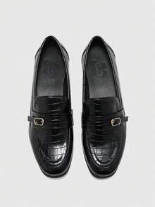 CUCCOO BIZCHIC Women Casual Flat Slip-On Shoes For Daily Wear Spring Shoes Spring Break Easter Valentine's Day - Black embossing - View 10