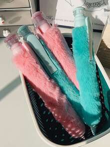 Joivida 1支1.0mm巨型立体毛绒软胶笔，办公减压书写解压创意毛绒中性笔 - 彩色 - 查看 4