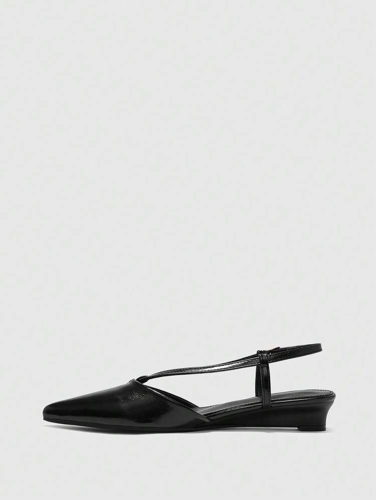 CUCCOO BIZCHIC Women's Fashionable Versatile Commute Elegant Pointed Toe High-Heeled Shoes Spring Shoes