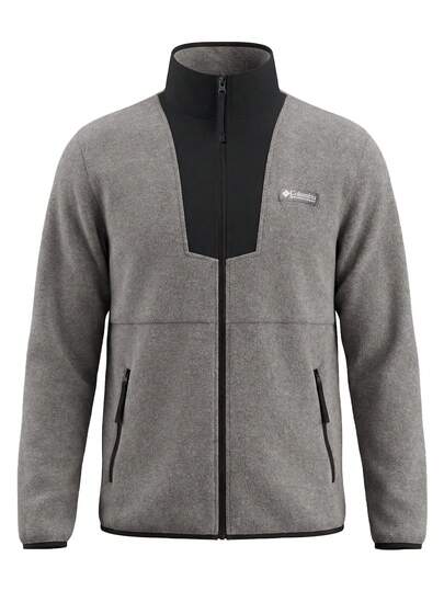 Columbia Sequoia Grove Full Zip Men's Fleece City Grey Heather Bblack