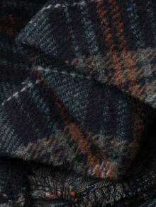 DAZY Minissaia xadrez elegante para mulheres, ideal para o outono/Natal.