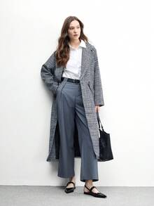 CUCCOO BIZCHIC Zapatos planos casuales de mujer con diseño de hebilla y punta puntiaguda - Negro - Ver 9