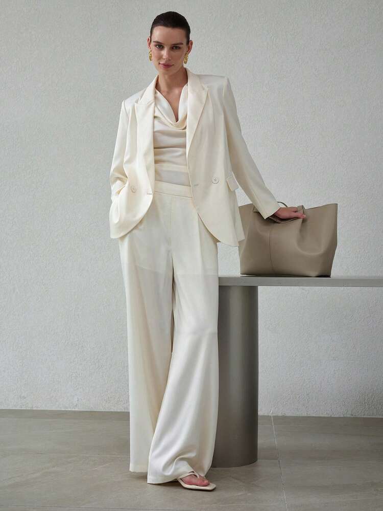 BLAZER DÉCONTRACTÉ MINIMALISTE POUR FEMMES, TOUT-ALLER, PRINTEMPS/ÉTÉ