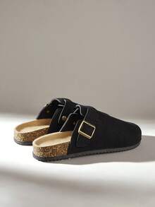 Solecia 女士平底凉鞋 - 黑色 - 查看 4