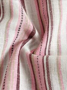 Tween Girls' Tie Waist Wide Leg Loose Striped Casual Pants - Pink - View 7