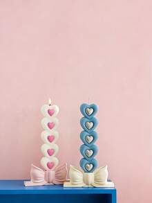 Joivida 1 Pc Love-Scented Candle, Long-Stemmed Heart-Shaped Handmade Candle, Decorative Companion Gift, Home Decoration, Valentine's Day Gift, Birthday Gift, Christmas Decoration, Valentine's Day Decoration - Multicolor - View 9