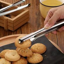 1/3/5件套不锈钢冰钳，防滑食品夹，防锈，厨房必备 - 适用于自助餐、婚礼、烧烤等场合 - 多功能冰块、糖果和冰淇淋夹取工具套装