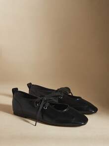 Rosivie 女士系带时尚休闲通勤鞋