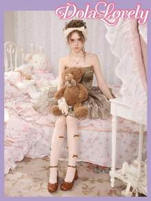 Dola Lovely Giày cao gót nữ thời trang với khóa cài trang trí nơ, đa năng cho trang phục hàng ngày. - màu nâu - Xem 2