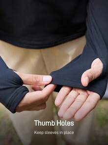 In My Nature 女士户外露营徒步运动休闲T恤 - 黑色 - 查看 4