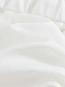 Cozy Pixies Baby Girl Textured Jacquard Fabric Tiered Ruffle Hem Skort With Lining - White - View 3