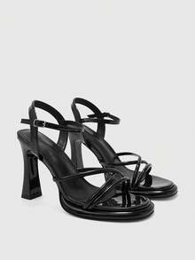 CUCCOO BIZCHIC Women's Stylish High Heel Sandals For Summer - Black - View 7