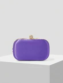MOTF 女士宴会包、女士手提包、女士圣诞/新年手拿包 - 紫色 - 查看 5
