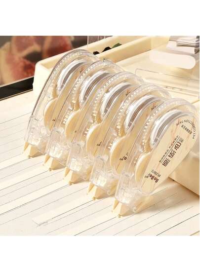 Correction Tape Set With Ins Style, Colorful, Japanese, Small Size, High Capacity, Cute, Mini, Silent, Mori Style, Back To School