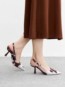 CUCCOO BIZCHIC Sapato Feminino de Salto Alto Fino Elegante, Doce, Romântico, Sapato de Salto Alto para Chá da Tarde, Encontro, Festa da Moda, Traje de Trabalho, Estilo Gracioso, Básico Versátil, Halloween